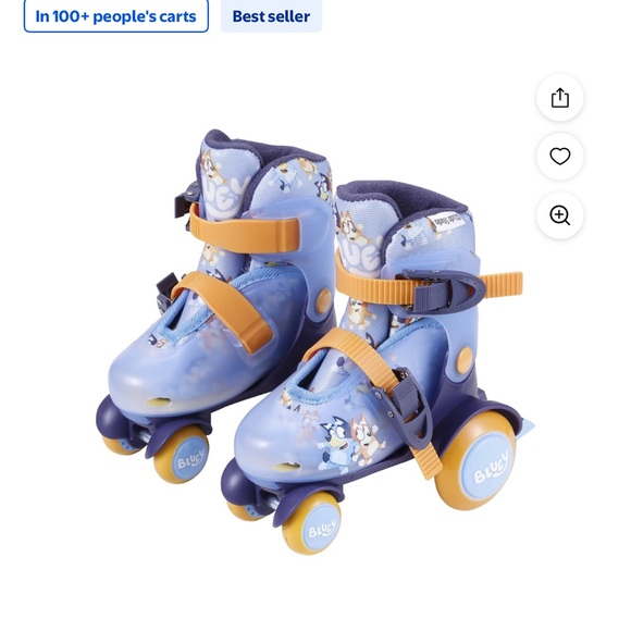 Kids Bluey Adjustable Roller Skates - Picture 7 of 8